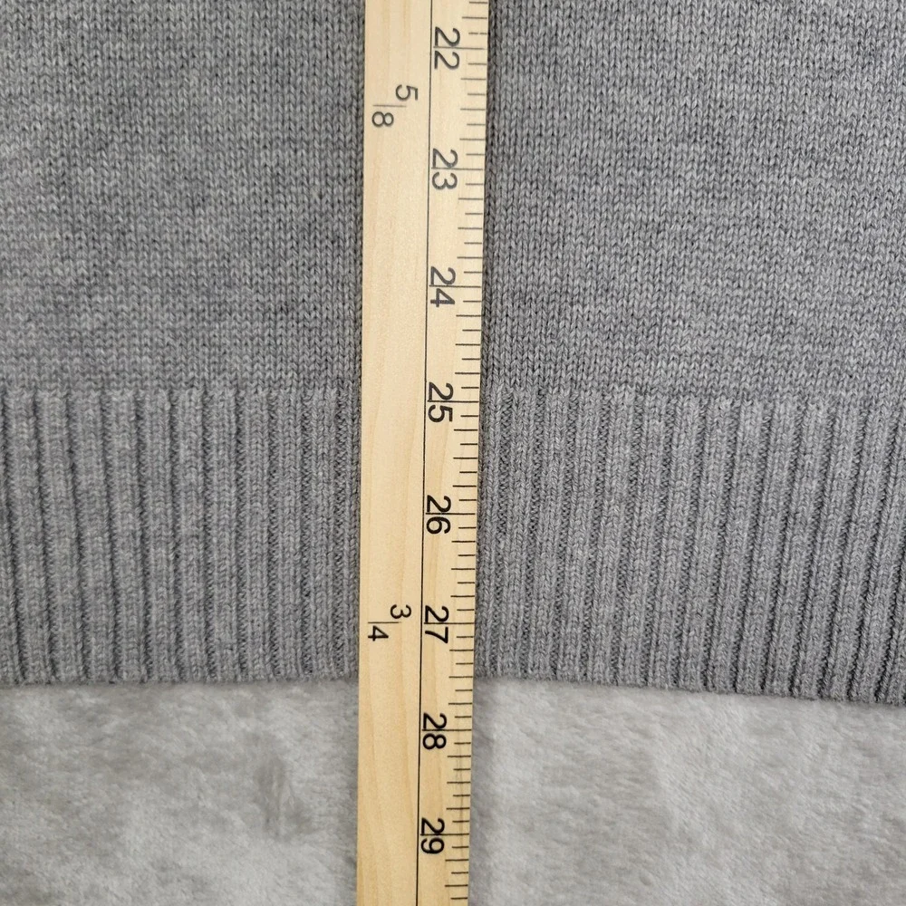 Weatherproof Vintage 1/4 zip Pullover Mens Medium Sweater Gray Long Sleeve (NWT)